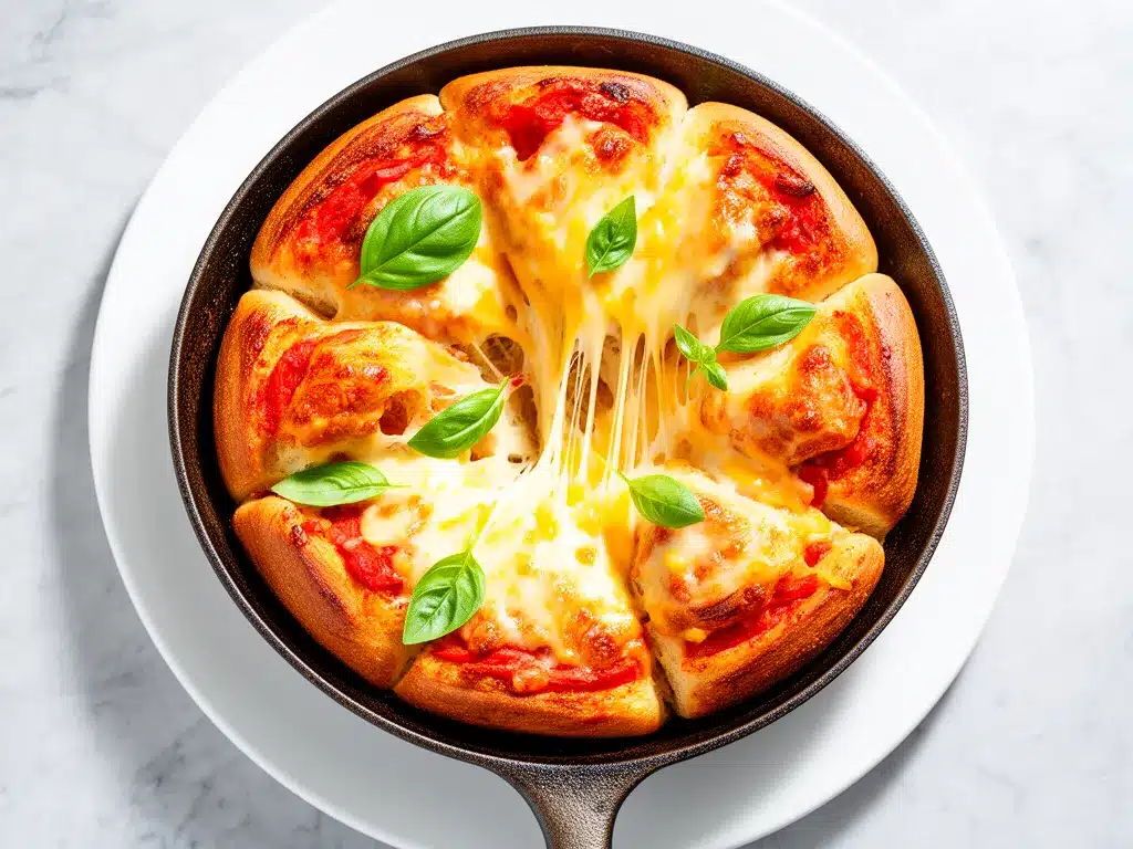 After-School Cheesy Pizza Pull-Apart Bread Recipe Your Family Will Love 4 after-school cheesy pizza pull-apart bread preparation steps
