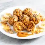 after-school peanut butter banana energy bites - featured image