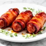 bacon wrapped smokies - featured image