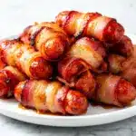 bacon wrapped smokies - featured image