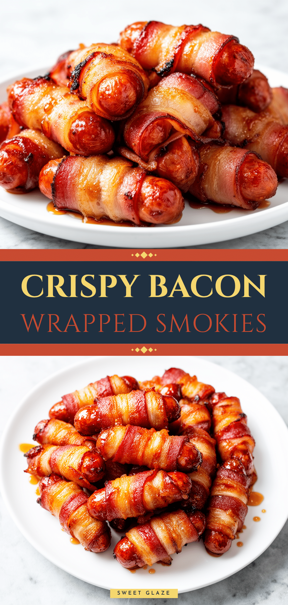 Bacon Wrapped Smokies: 20-Min Easy Brown Sugar Glaze 5 bacon wrapped smokies recipe
