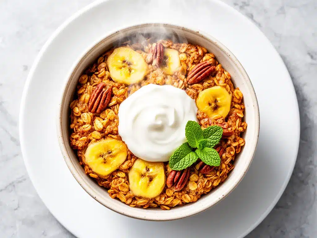 Banana Bread Baked Oatmeal: 30-Minute Easy Breakfast 4 Banana Bread Baked Oatmeal preparation steps