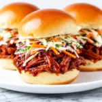 bbq pulled pork sliders - featured image