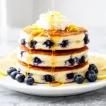 blueberry lemon ricotta pancakes - featured image