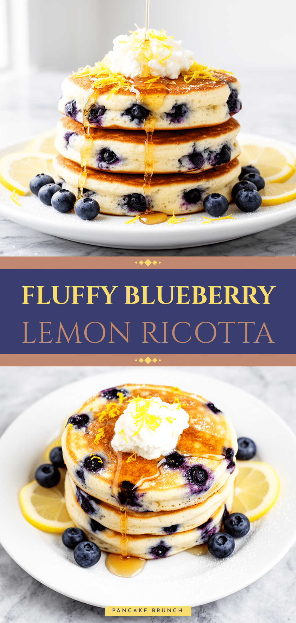 Blueberry Lemon Ricotta Pancakes Easy Recipe with Simple Ingredients for Family 5 blueberry lemon ricotta pancakes recipe