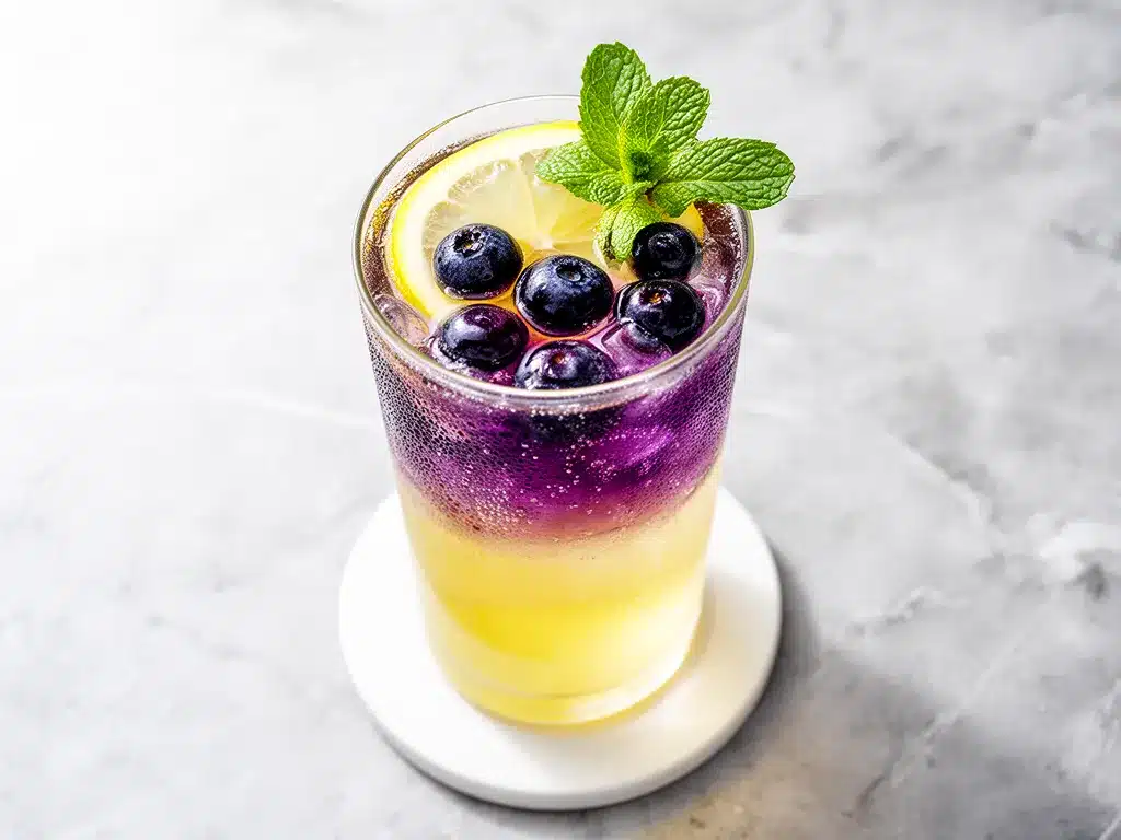 Blueberry Lemonade Iced Tea Recipe Easy Refreshing Summer Sips 4 blueberry lemonade iced tea preparation steps