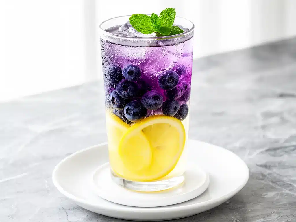 blueberry lemonade iced tea - featured image