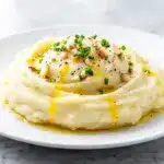 brown butter garlic mashed potatoes - featured image