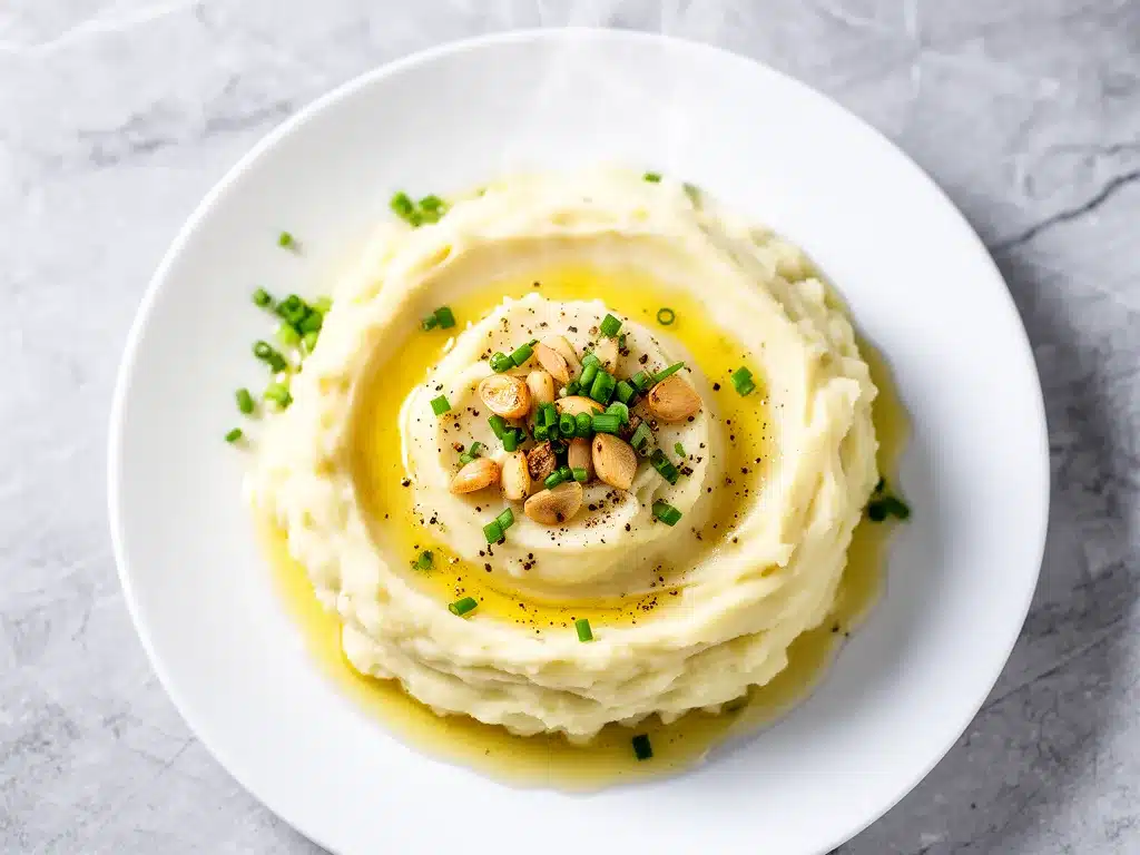Brown Butter Garlic Mashed Potatoes Recipe Easy 5-Ingredient Family Favorite 4 brown butter garlic mashed potatoes preparation steps