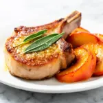 brown butter sage pork chops - featured image