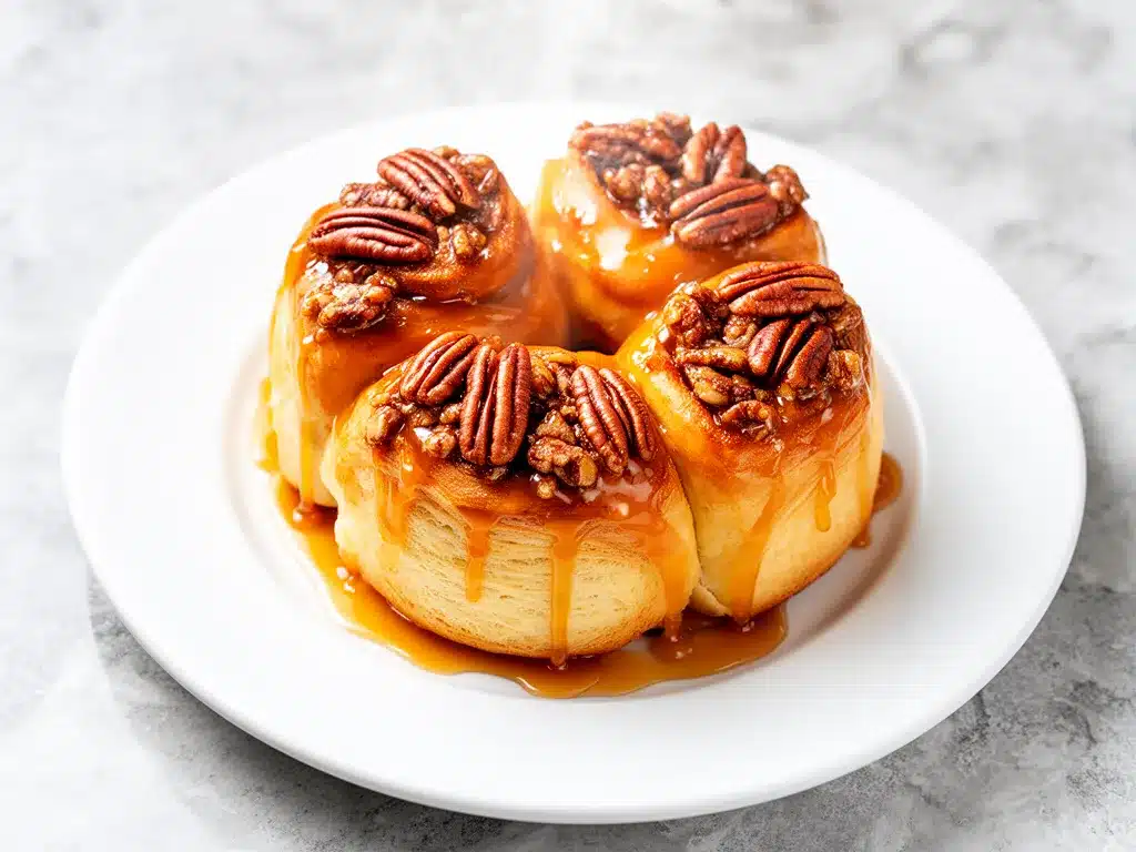 Caramel Pecan Sticky Buns: 6 Easy Brunch Ideas 4 Caramel Pecan Sticky Buns preparation steps