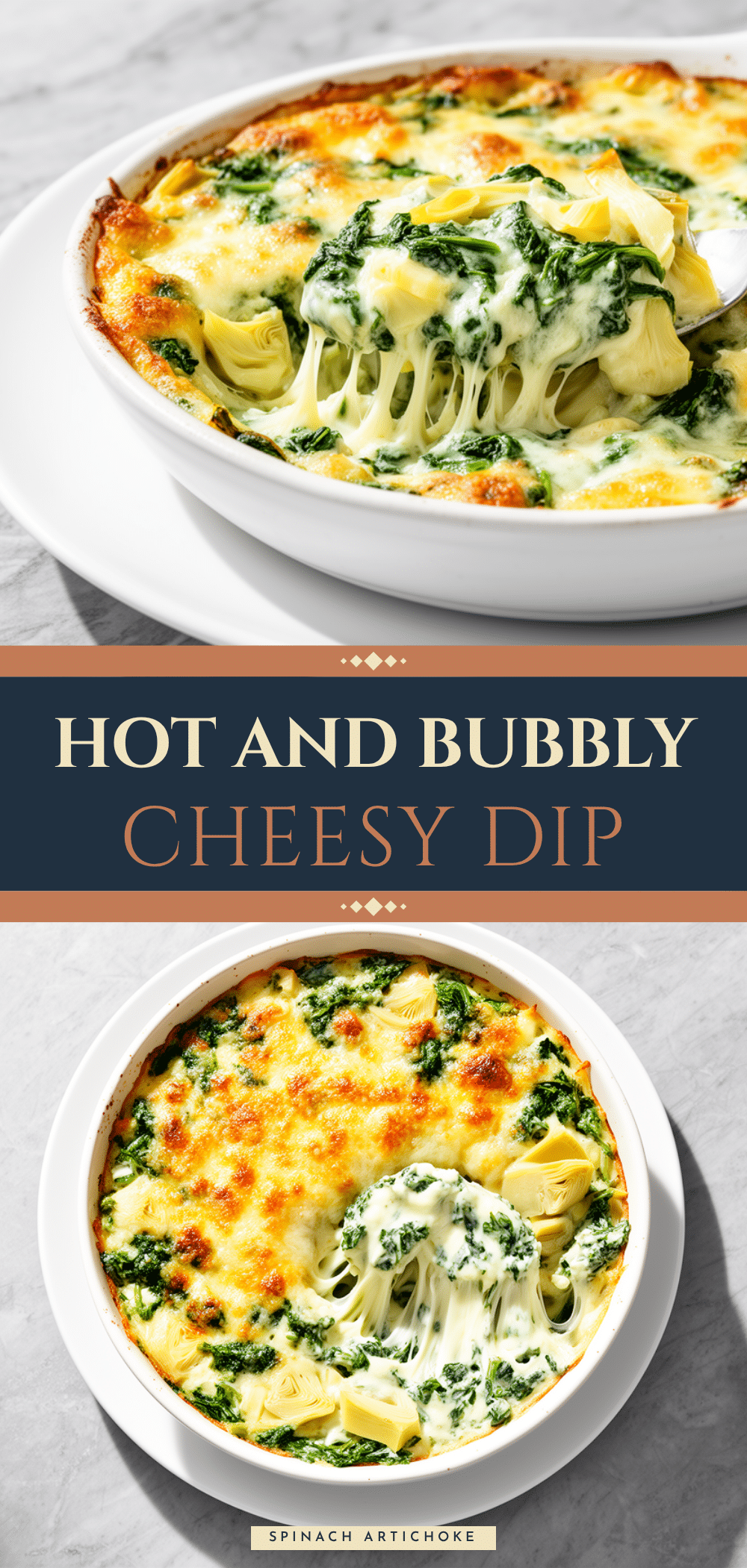 Cheesy Spinach Artichoke Dip Recipe Easy 5-Ingredient Dip to Make on Repeat 5 cheesy spinach artichoke dip recipe