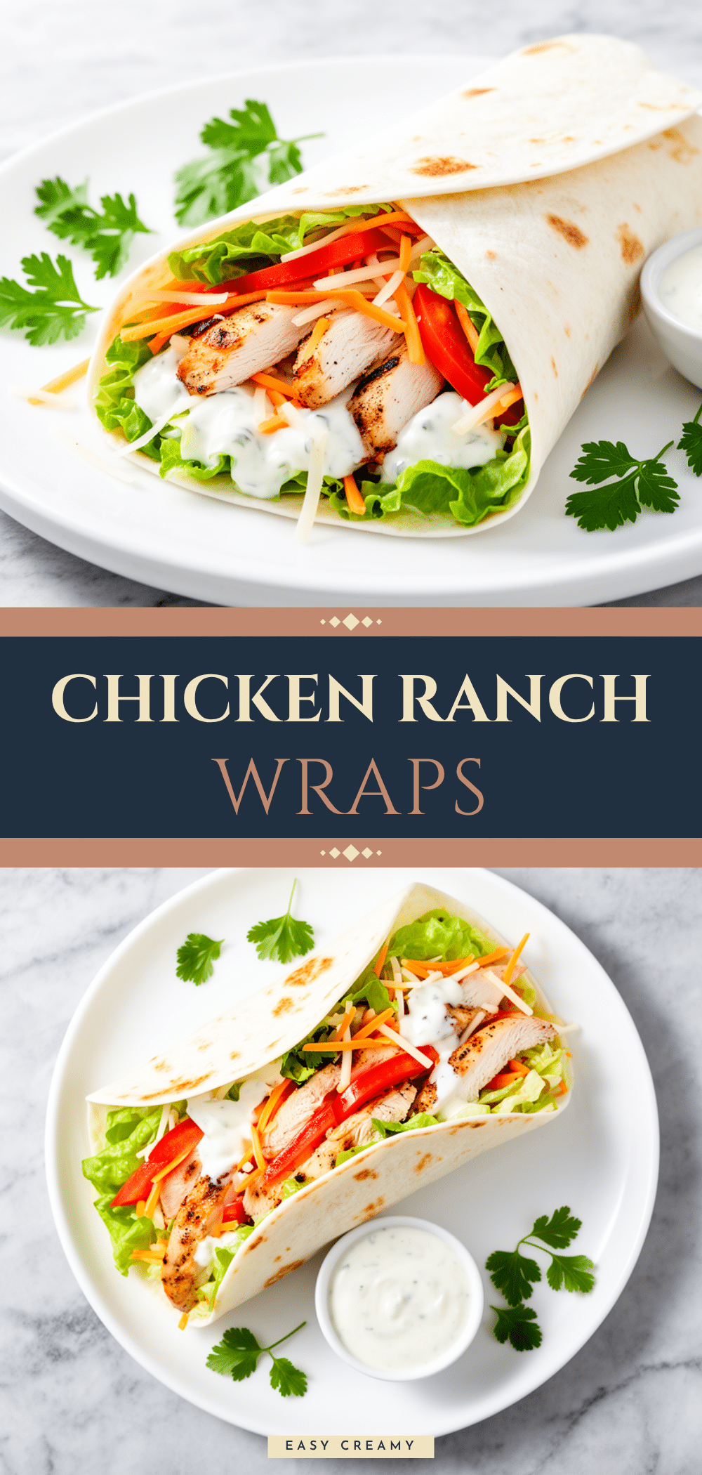 Chicken Ranch Wraps Recipe Easy 5-Minute Lunch for Busy Weeknights 5 Chicken Ranch Wraps recipe