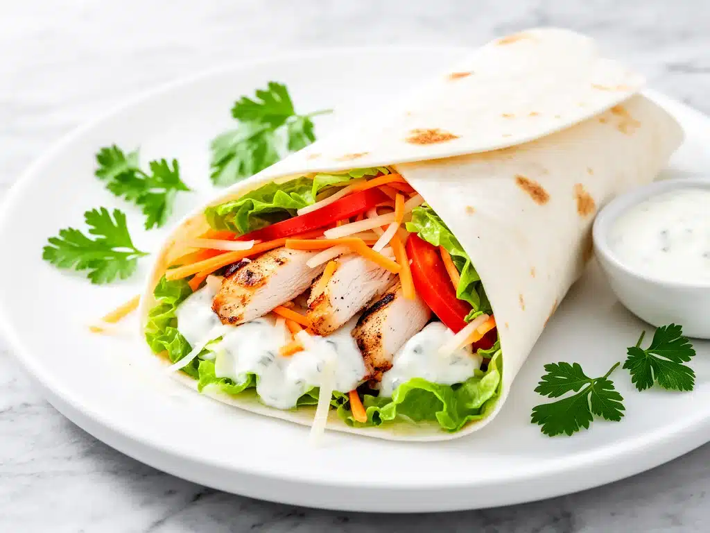 Chicken Ranch Wraps - featured image