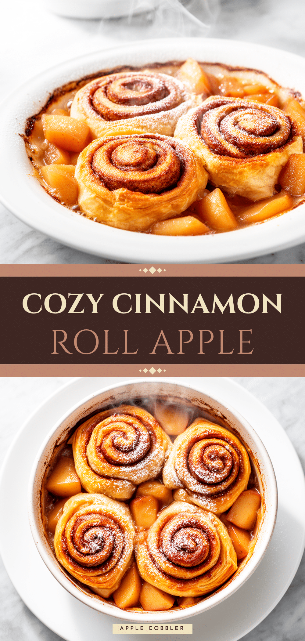 Cinnamon Roll Apple Cobbler: Easy, Best 5-Ingredient Dessert 5 Cinnamon Roll Apple Cobbler recipe