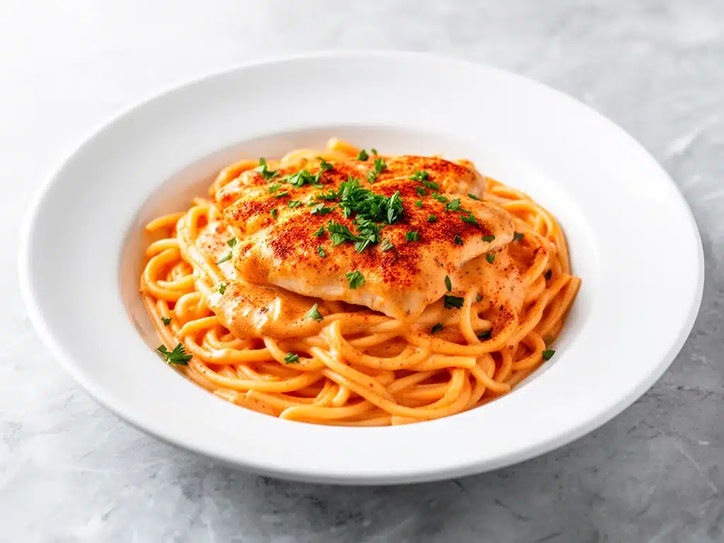 creamy cajun chicken pasta - featured image