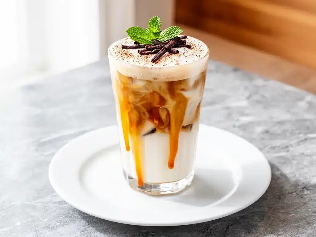 Creamy Iced Caramel Macchiato: Best Homemade Recipe for Coffee Lovers 4 Creamy Iced Caramel Macchiato preparation steps