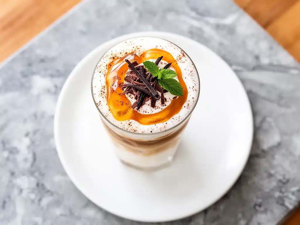 Creamy Iced Caramel Macchiato - featured image
