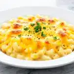 creamy macaroni and cheese recipe - featured image