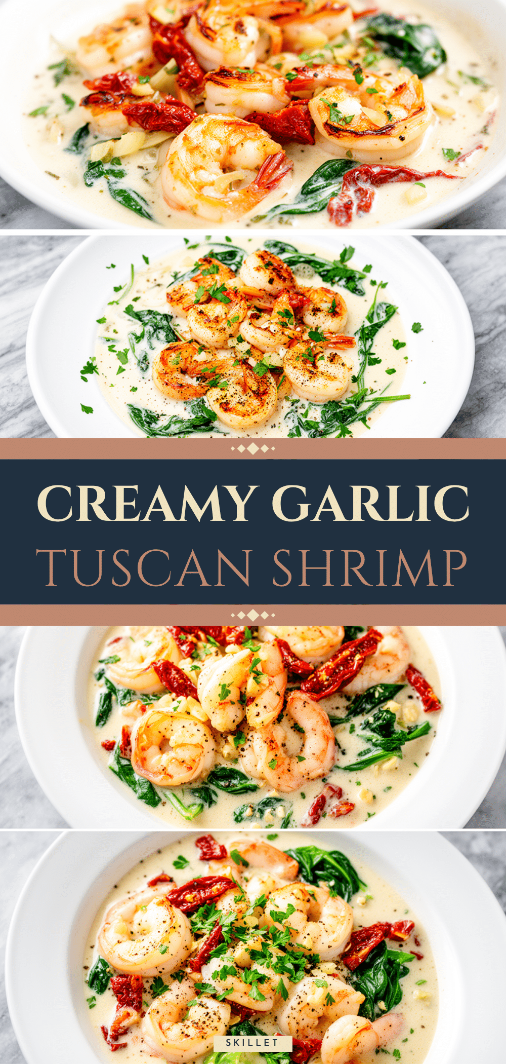 Creamy Tuscan Shrimp Skillet Recipe Easy 20-Minute Dinner for Busy Weeknights 5 creamy tuscan shrimp skillet recipe