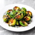 crispy air fryer Brussels sprouts - featured image