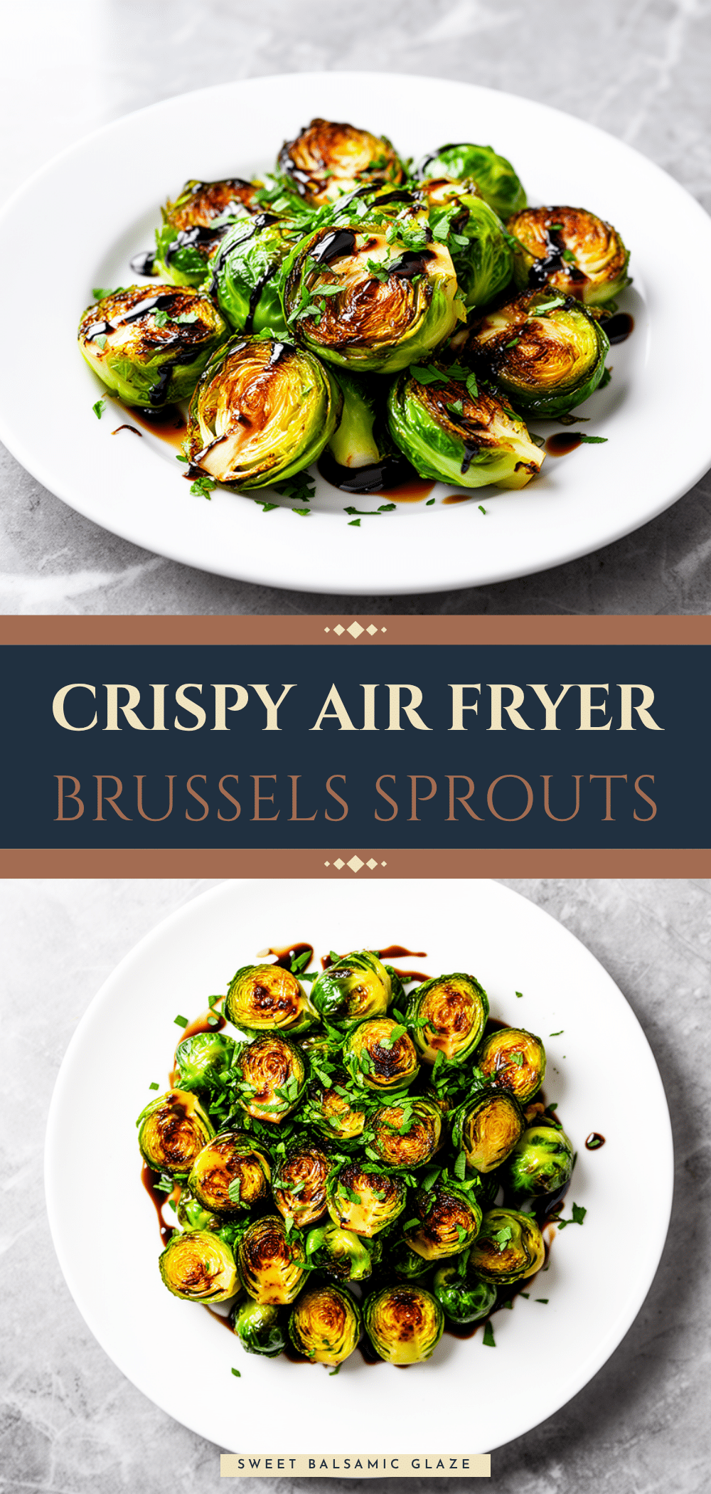 Crispy Air Fryer Brussels Sprouts Recipe Easy Weeknight Balsamic Glaze 5 crispy air fryer Brussels sprouts recipe
