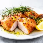 crispy air fryer chicken thighs - featured image