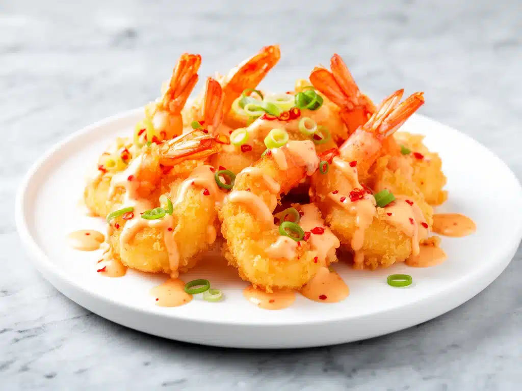 crispy bang bang shrimp - featured image