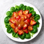 Crispy Strawberry Spinach Salad - featured image