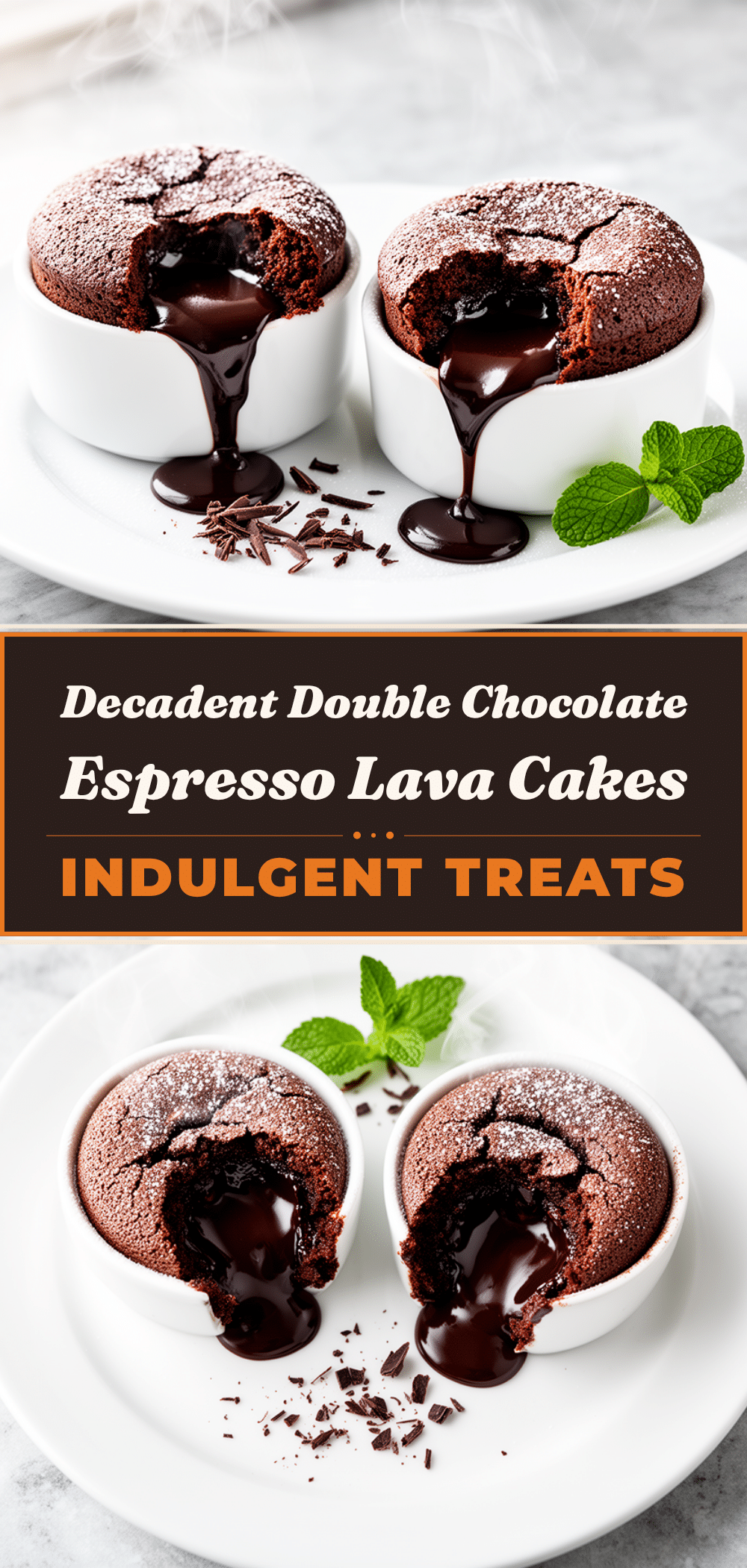 Double Chocolate Espresso Lava Cakes Easy Recipe with Simple Ingredients 5 double chocolate espresso lava cakes recipe