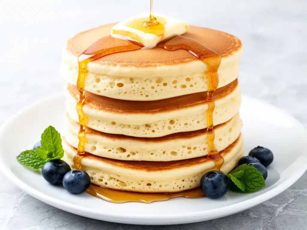 fluffy buttermilk pancakes - featured image
