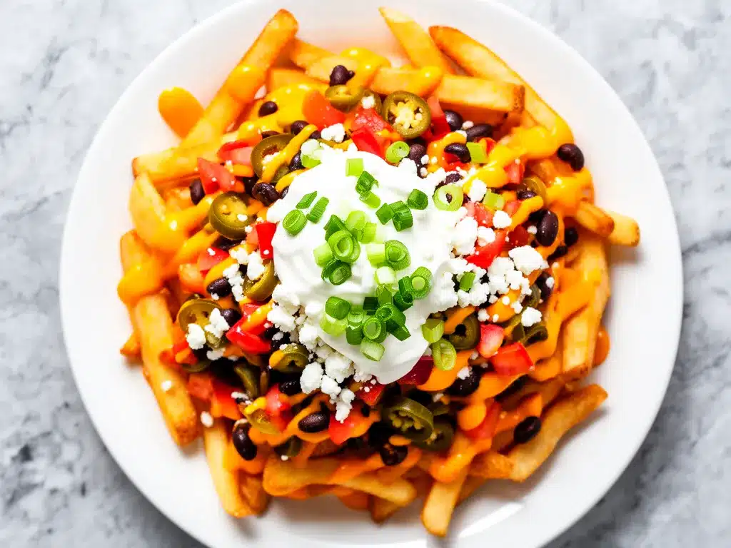Football Sunday Loaded Nacho Cheese Fries Recipe Your Family Will Crave 4 football sunday loaded nacho cheese fries preparation steps