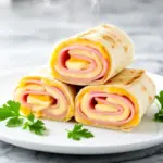 ham and cheese pinwheel roll-ups - featured image