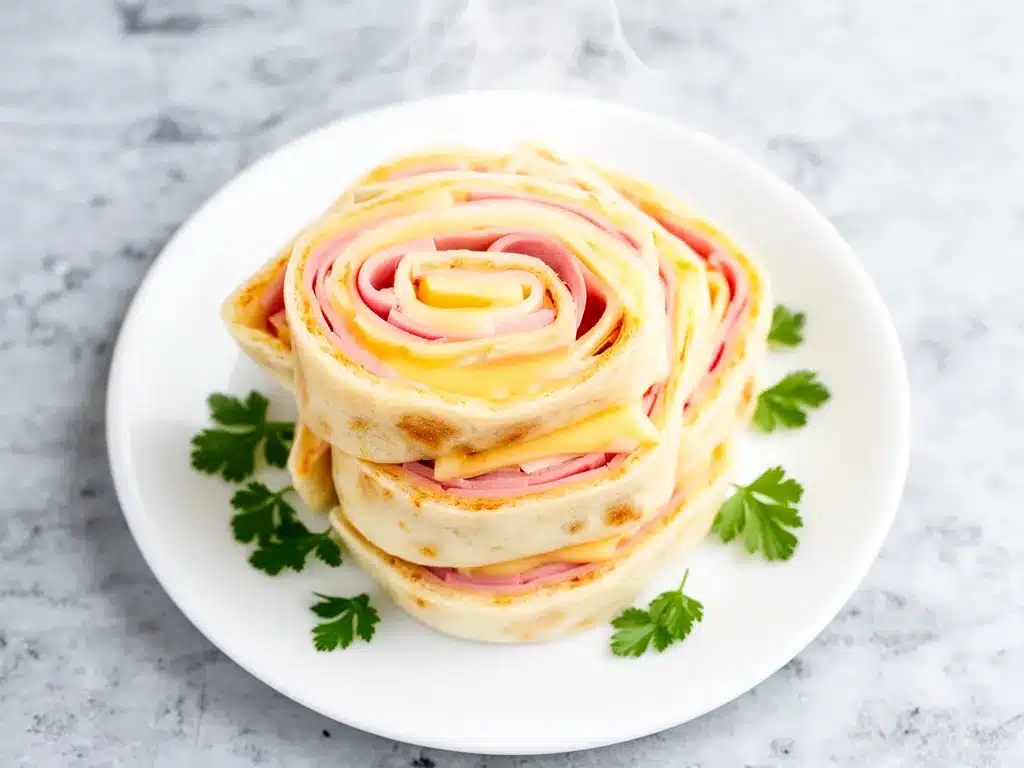 Back-to-School Ham and Cheese Pinwheel Roll-Ups Easy Recipe with Simple Ingredients 4 ham and cheese pinwheel roll-ups preparation steps