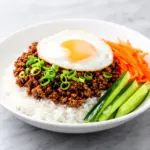 Korean ground beef rice bowls - featured image