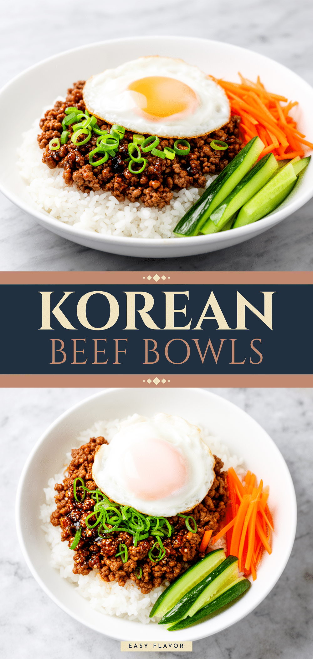 Korean Ground Beef Rice Bowls Easy Recipe with Simple Ingredients to Make on Repeat 5 Korean ground beef rice bowls recipe