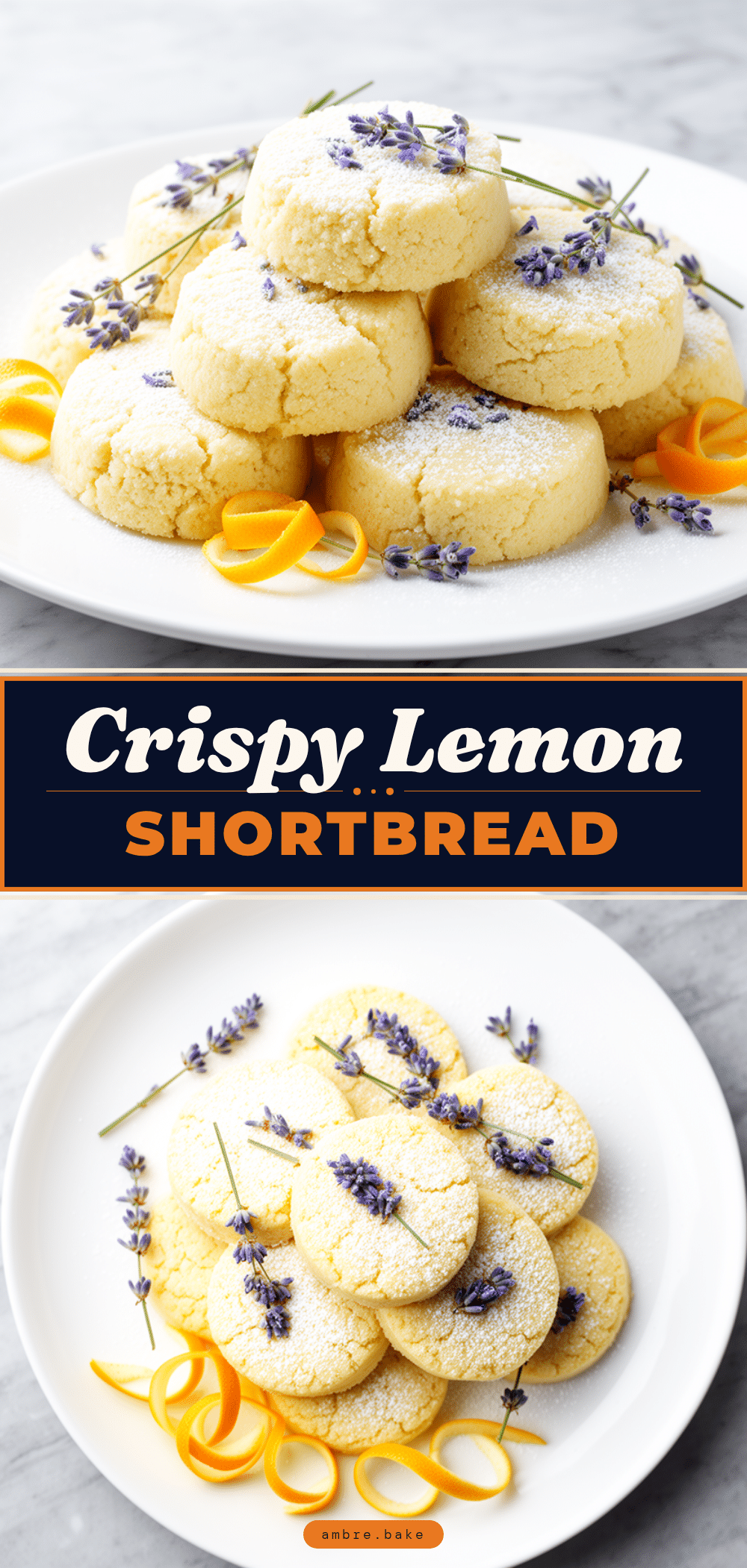 Lemon Lavender Shortbread Cookies: 3-Ingredient Easy Recipe 5 Lemon Lavender Shortbread Cookies recipe