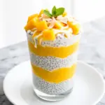 Mango Coconut Chia Pudding Parfait - featured image