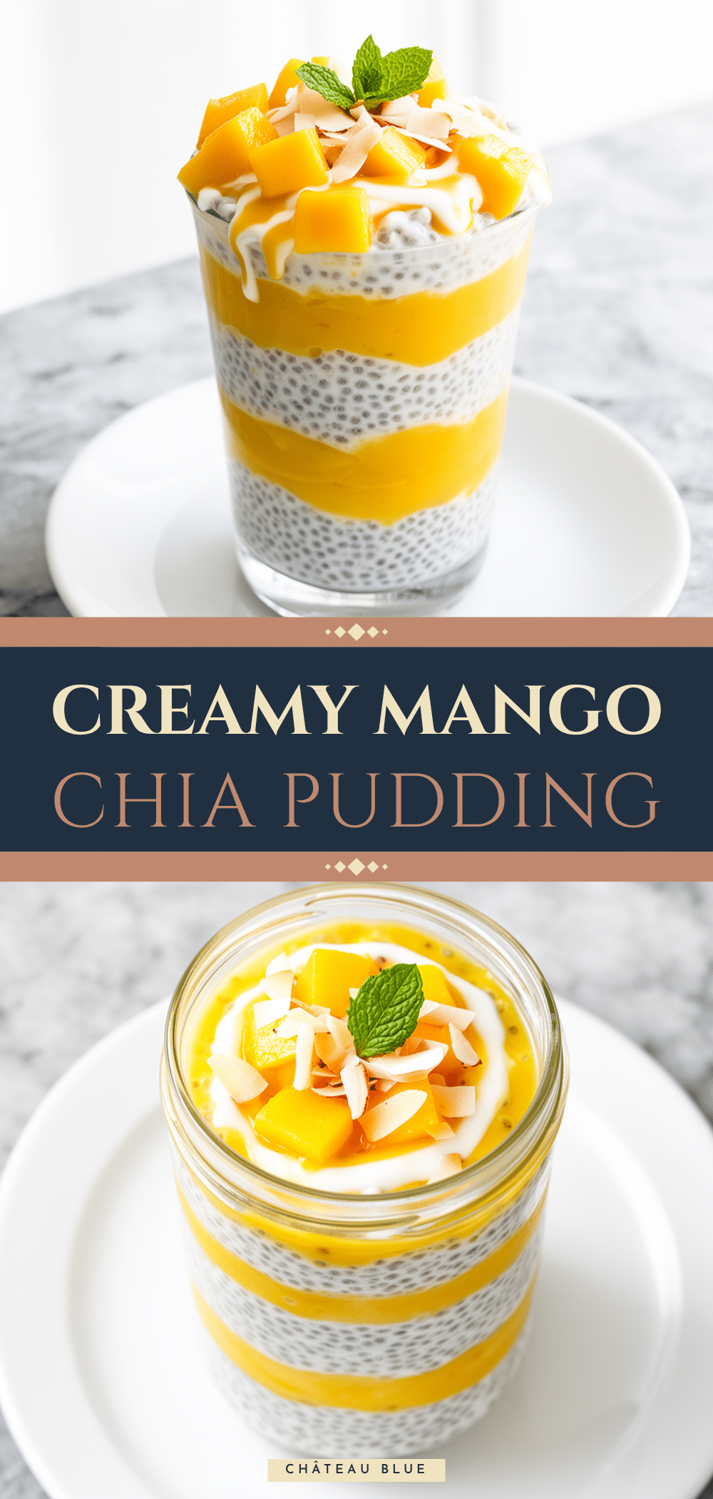 Mango Coconut Chia Pudding Parfaits: 5 Easy Meal Prep Ideas 5 Mango Coconut Chia Pudding Parfait recipe