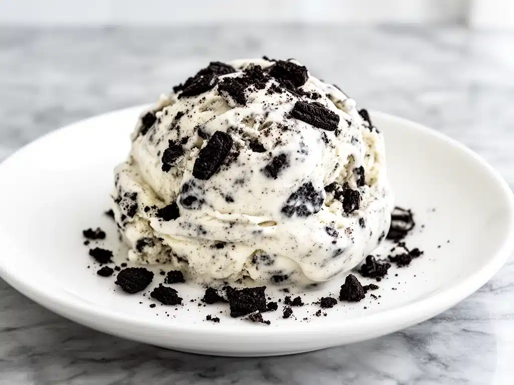 Home 4 no-churn cookies and cream ice cream - featured image