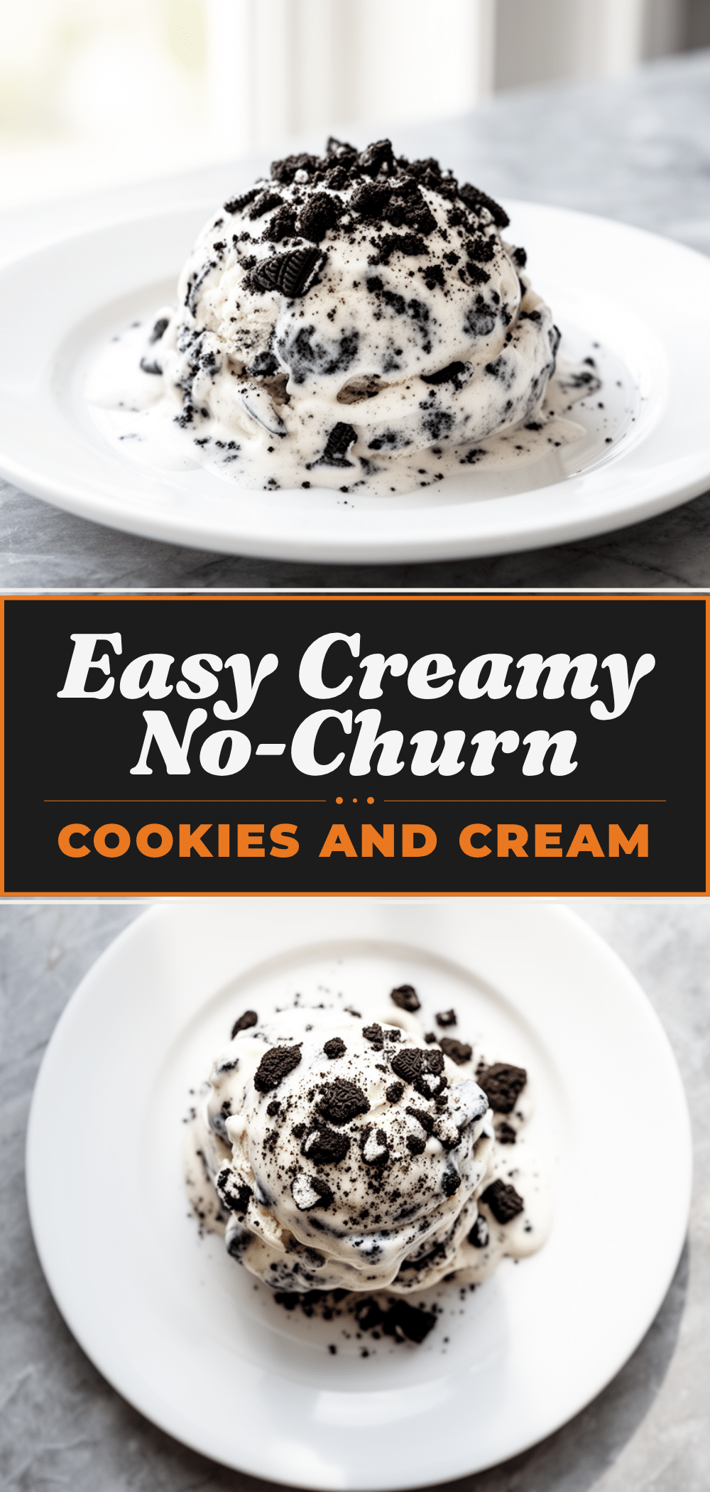 No-Churn Cookies and Cream Ice Cream Recipe Easy Homemade Dessert 5 no-churn cookies and cream ice cream recipe