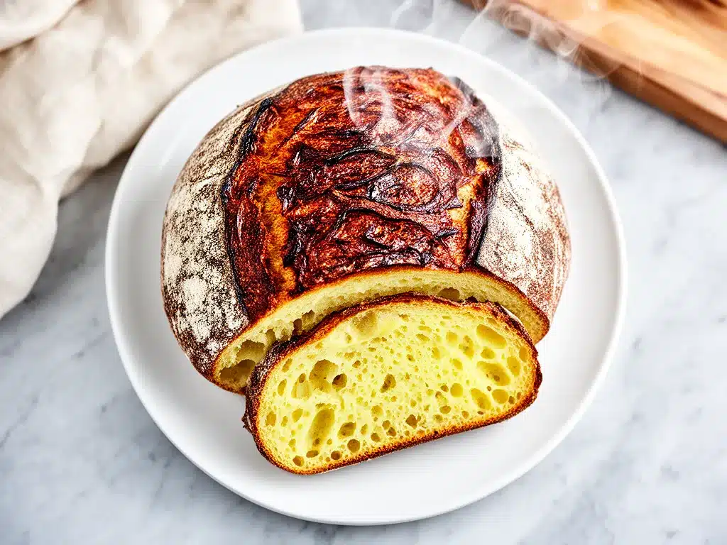No-Knead Crusty Artisan Bread: 3-Ingredient Easy Recipe 4 no-knead crusty artisan bread preparation steps