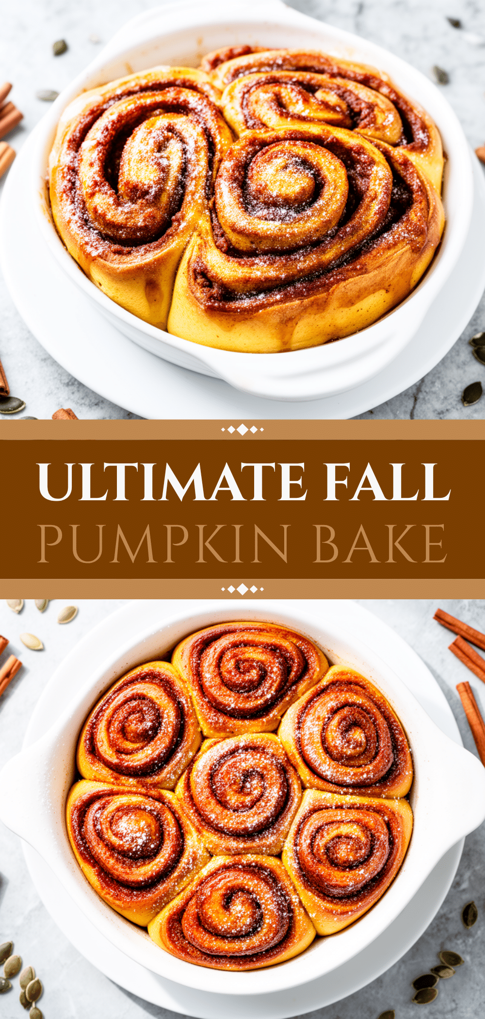 Pumpkin Spice Cinnamon Roll Bake Recipe Easy Fall Dessert Everyone Loves 5 pumpkin spice cinnamon roll bake recipe