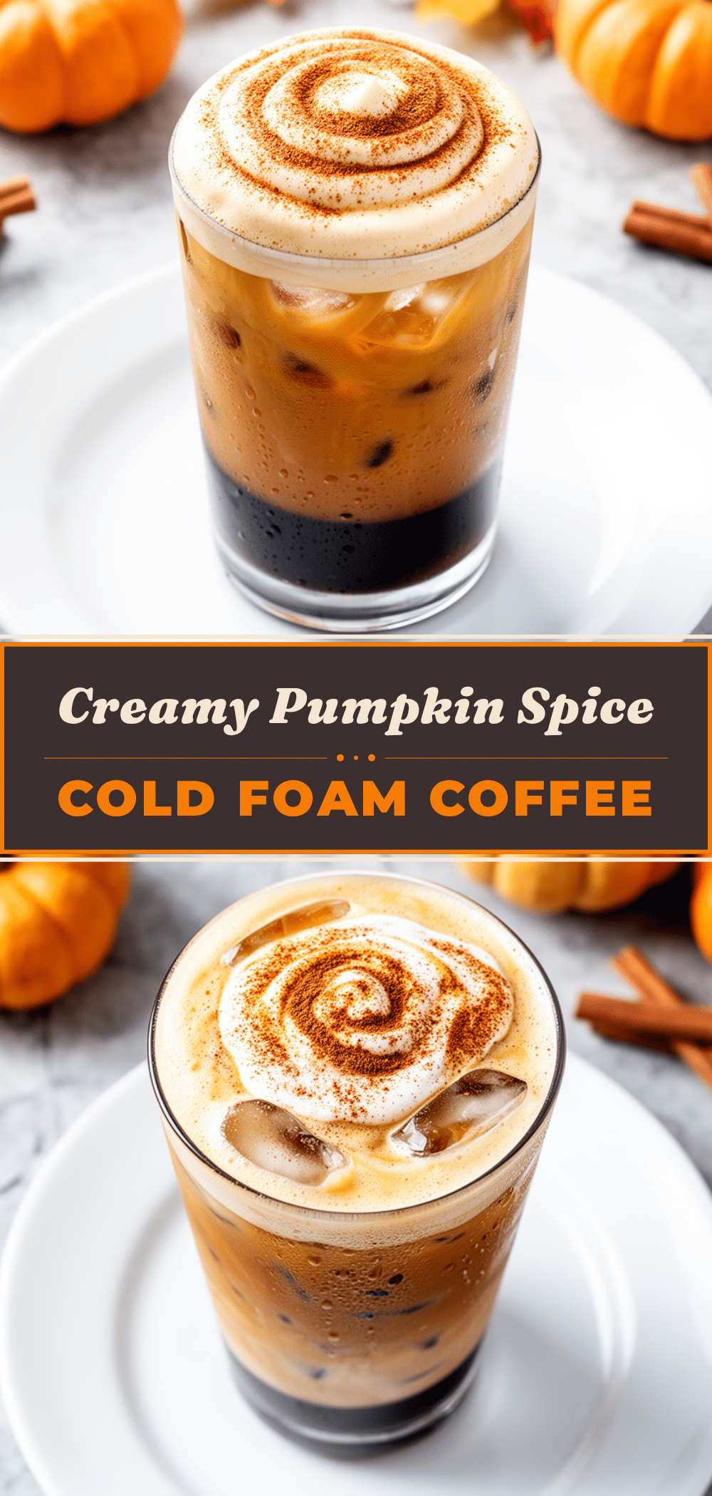Pumpkin Spice Cream Cold Foam Iced Coffee Recipe Easy Homemade with Simple Ingredients 5 Pumpkin Spice Cream Cold Foam Iced Coffee recipe