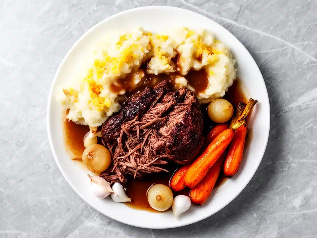 Slow Cooker Mississippi Pot Roast - featured image