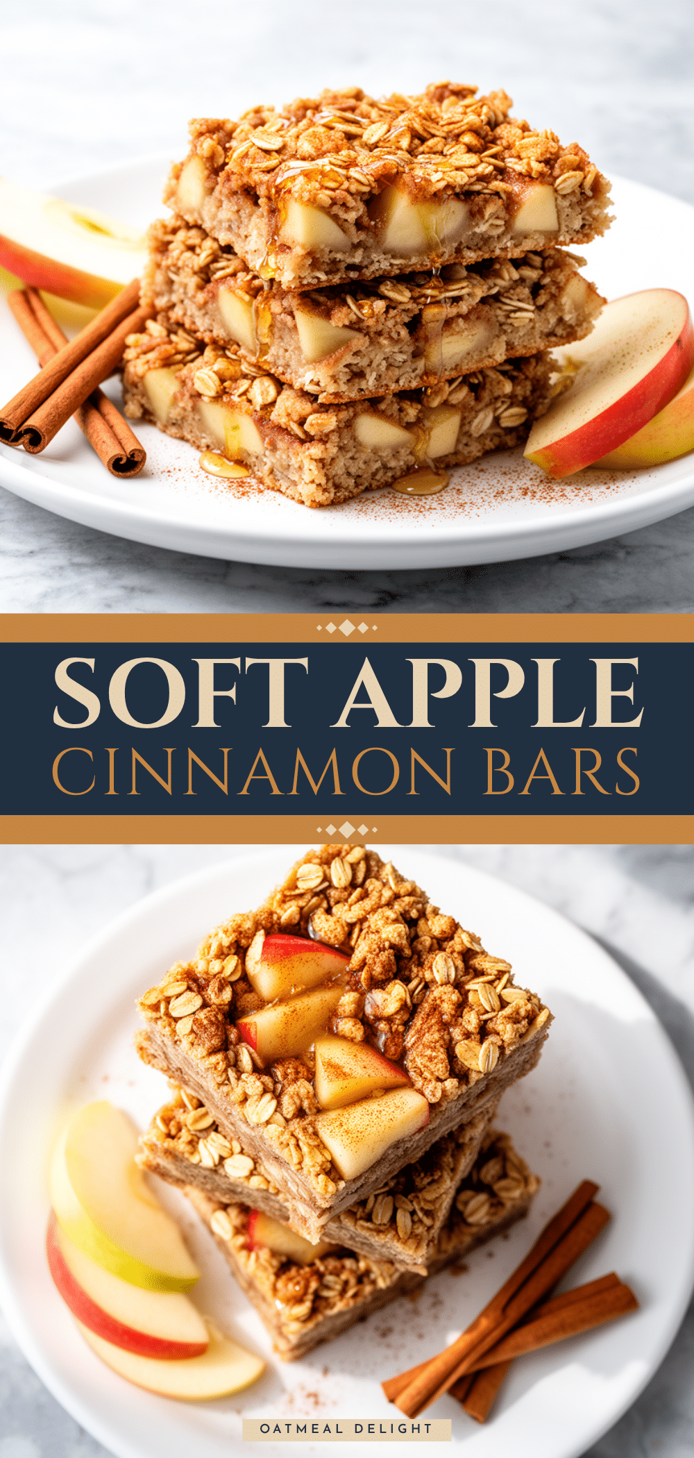 Soft Apple Cinnamon Oatmeal Bars Recipe Easy Healthy Weeknight Snack 5 soft apple cinnamon oatmeal bars recipe