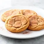 soft cinnamon snickerdoodle cookies - featured image