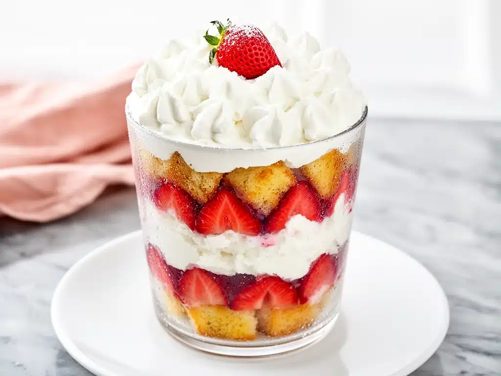 Strawberry Shortcake Trifle - featured image