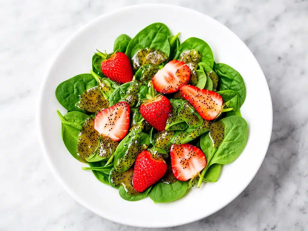 Strawberry Spinach Salad: The Best Easy Recipe 4 strawberry spinach salad preparation steps