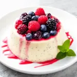 vanilla bean panna cotta - featured image